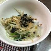 モヤシとホウレン草のおひたし