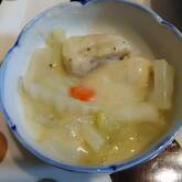 あっさりおいしい鶏むね肉と白菜のクリーム煮