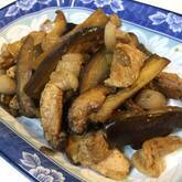 ナスと豚肉の炒め物