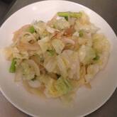 野菜のニンニク炒め