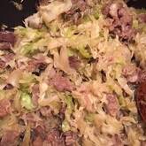 炒め牛肉のせご飯