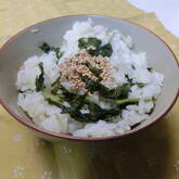 カブの葉ご飯