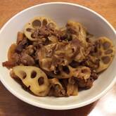 牛肉入りレンコンのきんぴら