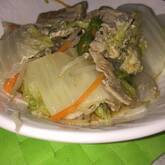 白菜と豚肉の煮物