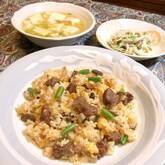 牛肉とマッシュルームのチャーハン