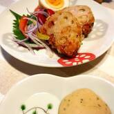 簡単ジューシー！レンコンの挽肉はさみ揚げ