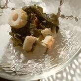 ちくわとワカメのゴマ和え