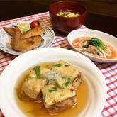 エビはさみ揚げだし豆腐