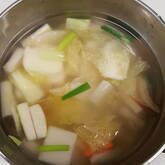 水キムチ風スープ