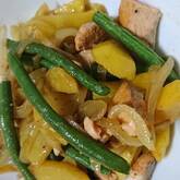 鮭ポテトの炒め物