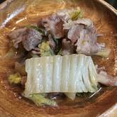 白菜と豚バラ肉の蒸し煮