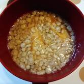 ちくわの天かす入りみそ汁