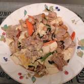 豚肉入り健脳炒り豆腐