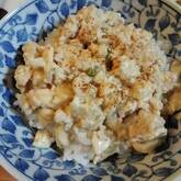 15分で今日の晩御飯 鶏豆腐そぼろ丼