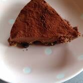 ココアとコーヒーのレアチーズケーキ