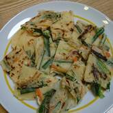 ニラたっぷりチヂミ♪