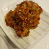 揚げシューマイのチリソース炒め