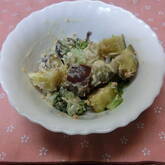 サツマイモとブロッコリーのゴママヨサラダ