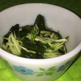 キュウリとワカメの酢の物