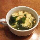 卵がふわとろ！わかめの簡単スープ