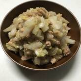 白菜大量消費！コクうま白菜とツナのゴマみそ和え