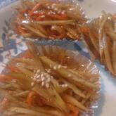 フライパンでお手軽簡単！基本のきんぴらゴボウ