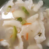 つるつるもちもち食感 すいとん汁　15分で出来る 簡単レシピ