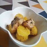 ジャガイモと鮭のサラダ