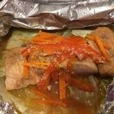 鮭の簡単ホイル焼き