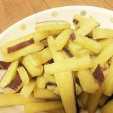 サツマイモのみそバター炒め