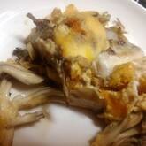 アサリとマイタケの卵とじ