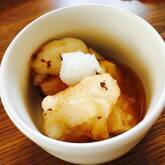 揚げ餅のあんかけ