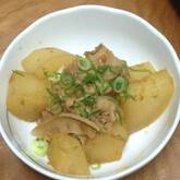 大根と豚肉のピリ辛煮