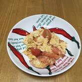 トマトと卵のショウガ炒め