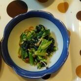 パパっともう一品！小松菜とシメジの粉チーズマヨ和え by 森岡 恵さん