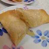 リンゴの揚げ春巻き