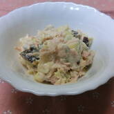 サツマイモとツナのサラダ