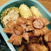 お弁当が華やかに！お花のウインナー