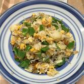 ピーマンとジャコの炒飯