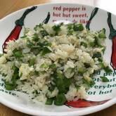 ピーマンとジャコの炒飯