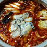 カキのキムチ鍋