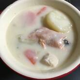 具だくさん 鮭のクリームシチュー