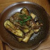 豚肉とナスの蒲焼風