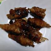 ゴボウの豚ロール焼