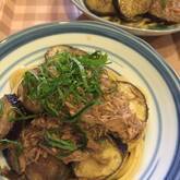 ツナとナスの和風スパゲティー