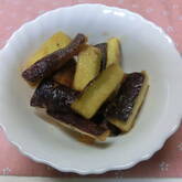 サツマイモのシナモンバター焼き