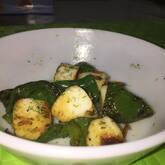 ハンペンとピーマンの磯の香炒め