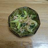 チンゲンサイのツナ炒め