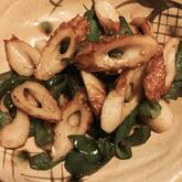 ちくわのゴマ炒め