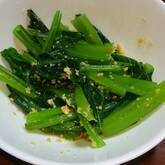 ホウレン草ピーナッツ和え